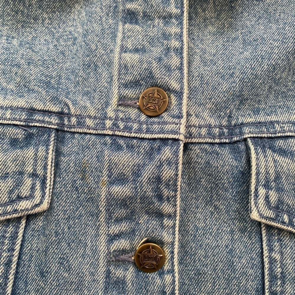 Vintage Jean Denim Corduroy Collar Vest - Picture 10 of 10